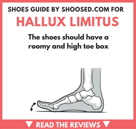 hallux limitus footwear guide